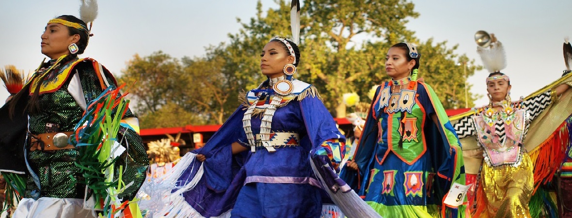 Dancers at United Tribes International